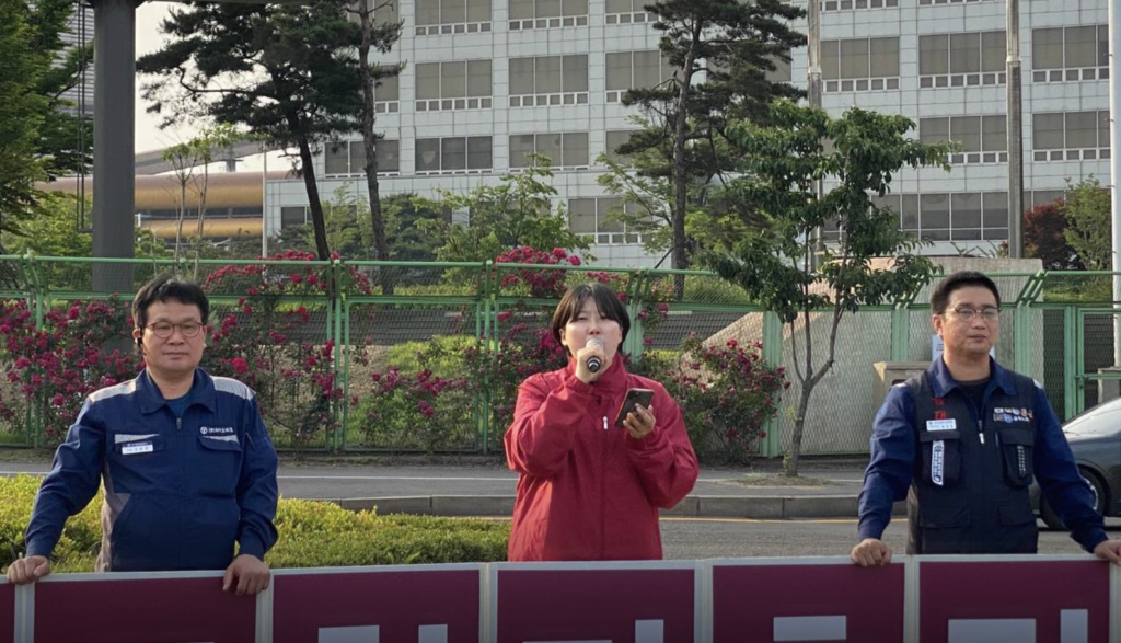 전국14개지역에 울려퍼진 〈미군철거! 윤석열타도!〉 … 반제반파쇼전국순회투쟁 계속전개 