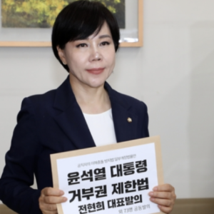 민주당 〈대통령거부권제한법〉 발의