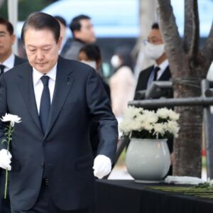 윤석열 〈이태원참사조작가능성〉 발언 논란