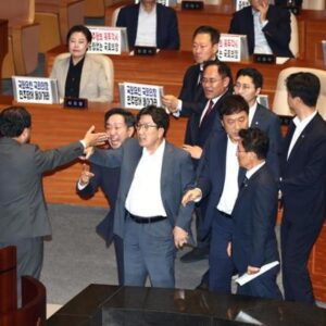 22대국회 첫 대정부질문 파행 … 〈채상병특검법〉 상정 불발